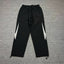 Mertra Patterned Panel Track Pants - Black
