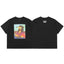 Mertra Jesus Portrait Graphic Tee - Black