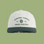 Aimé Leon Dore Friendship Basketball Hat - Cream / Forest Green