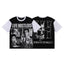 Life Hustlers Scarface Movie Collage Contrast Tee - Black/White