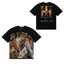 Life Hustlers Angel Flames Graphic Tee - Black