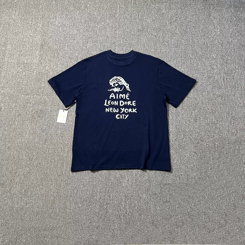 Aimé Leon Dore Figure Graphic Tee - Navy