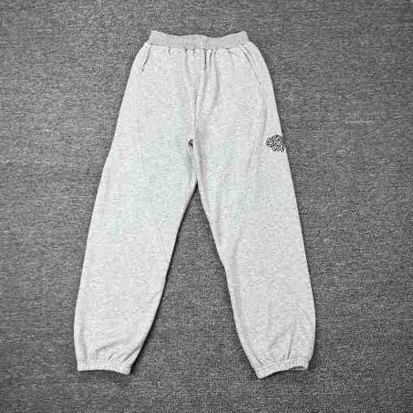 Mertra Cuffed Jogger Sweatpants - Light Grey Hover Image